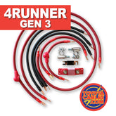 Toyota 4Runner Big 7 battery cable kit (Gen 3 - 1996-2002) designed to boost electrical performance for off-road enthusiasts.